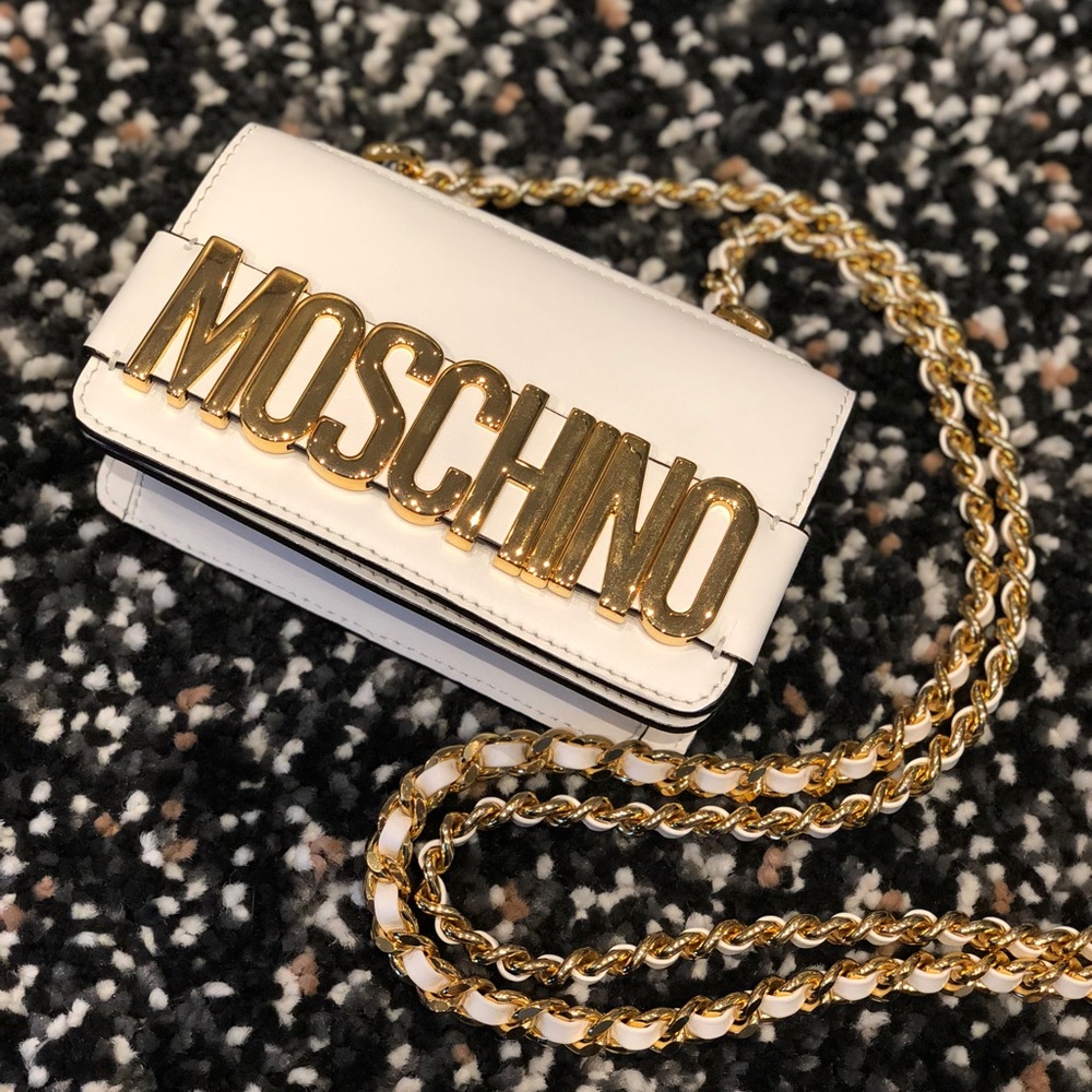 Moschino logo mini shoulder bag